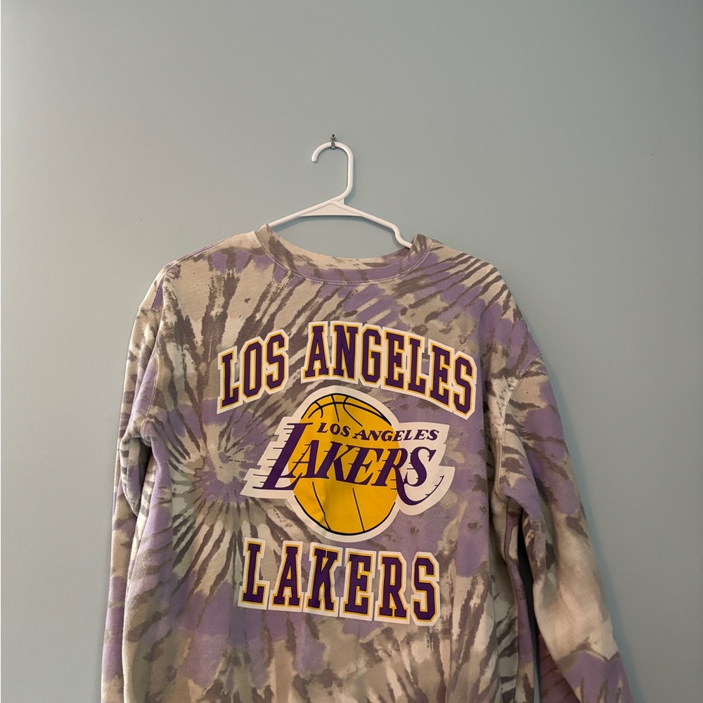 Medium purple Los Angeles Lakers NBA Womens Sweatshirt Jersey AND SWEATPANTS